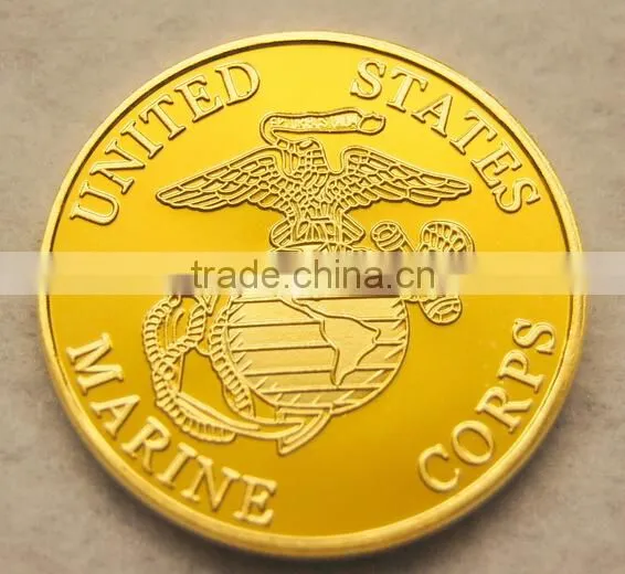 Custom Usa Military Coins Free Delivery Gold Plating Coins Cheap Top Quality US Coins photo-2