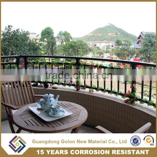 Modern Design Ornamental Wrought Iron Balcony Railing Designs photo-3