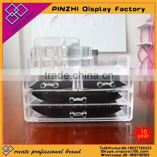 Acrylic Cosmetic Organizer Home Storage Organization Acrylic Makeup Organizer for Sale