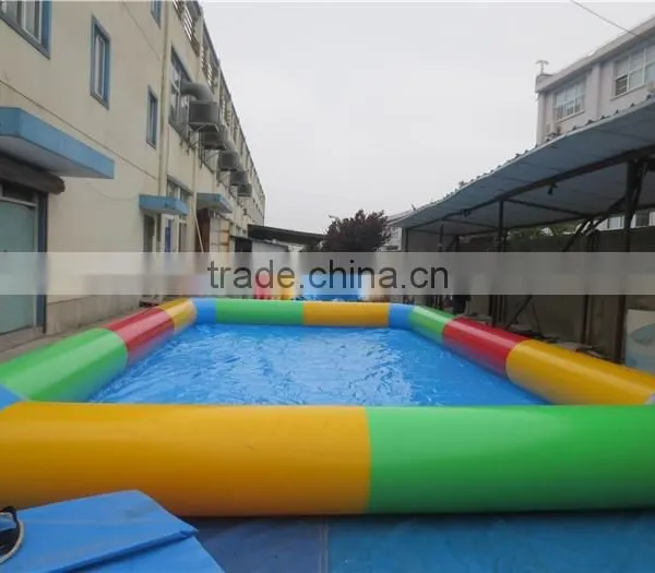 Beautiful Design Inflatable Swimming Pool With Deck for Sale photo-3