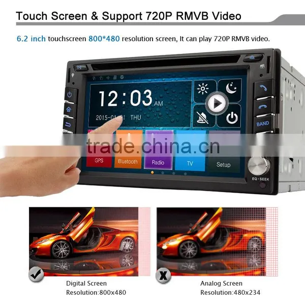 Winmark Car GPS Radio DVD Player 6.2 Inch 2 Din Mstar 2531 With Touch Screen For NISSAN VERSA 2004-2010 Universal photo-5