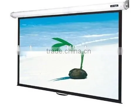 High Quality Manual Self-lock Projector Screen/ Pull Down Projection Screen photo-2
