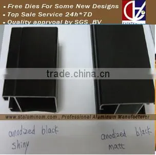 Nepal Anodised Black Aluminum Profiles