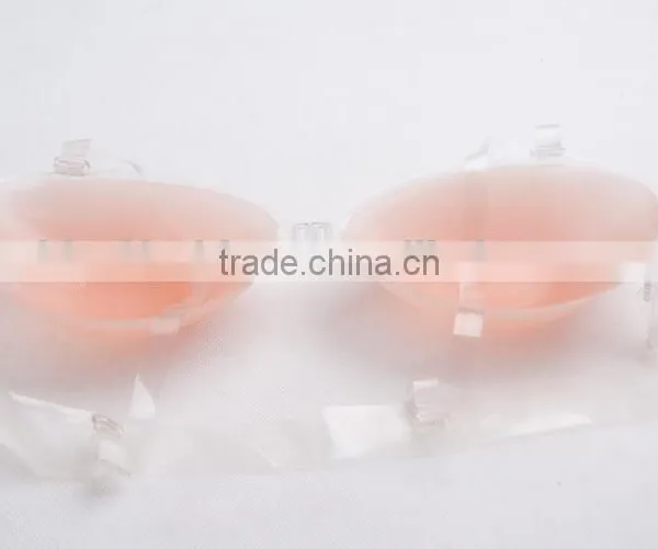 Ideal Fashions Hot Sell Sexy Seamless Invisible One-piece Nude Bra Reusable Strapless Invisible Adhesive Silicone Bra Party Bra photo-2
