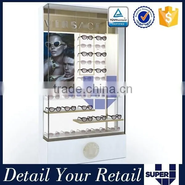 Retail Modern Wooden Glass Sunglasses Display Case photo-2