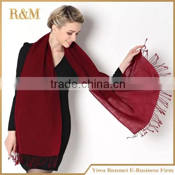Custom Design Pashmina Lady Scarf Stock Online Wholesale photo-2