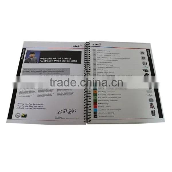 High Quality Spiral Binding Catalogue Printing Custom Photo Book Printing photo-2
