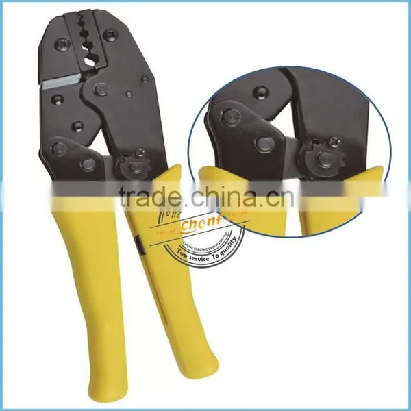 Hot Sell Cheapest Coaxial Crimping Tool Ratchet Cable Pressing Pliers photo-3