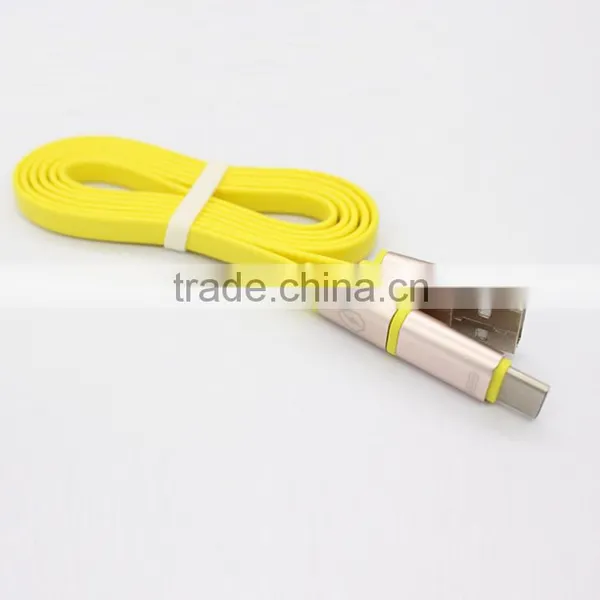 2016 Wholesale 2in1 Type C To Micro USB With Detachable Adapter Data Line Cable Quality Choice photo-5