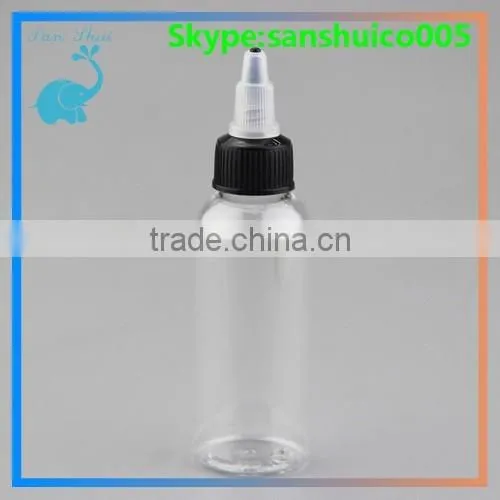 Plastic Bottle With Twist Cap for e Juice /black Color Plastic Bottle With Twist Cap