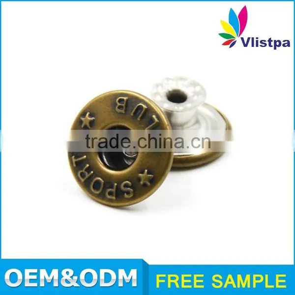 Various Style SGS Certificated Metal Military Uniform Coat Press Snap Pants Button photo-3