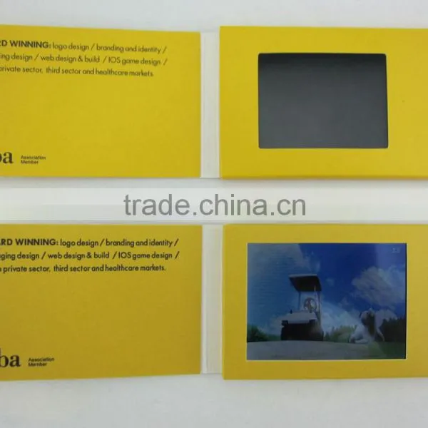 Birthday Video Brochure, 2.4 Inch 512MB Upload Your Surprise Video For Gift, Love and Everlasting