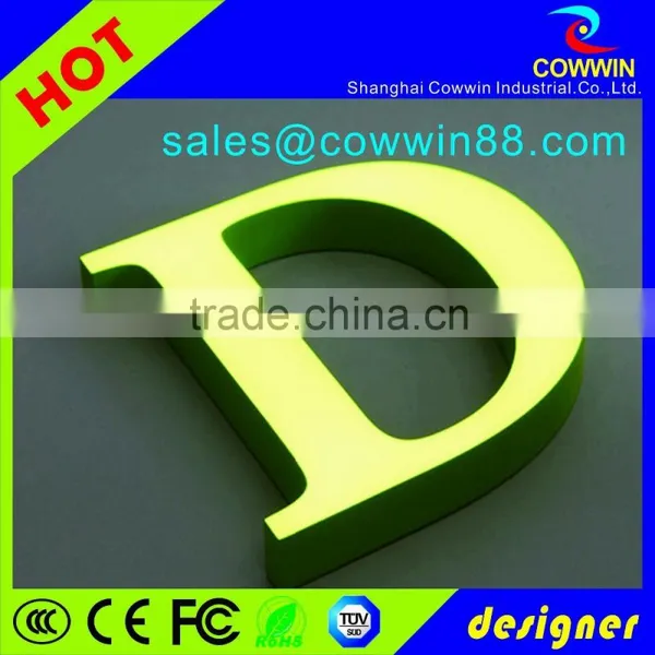 3D Lighting Acrylic Mini LED Channel Letter Sign / Bending Machine Making Acrylic Face photo-3