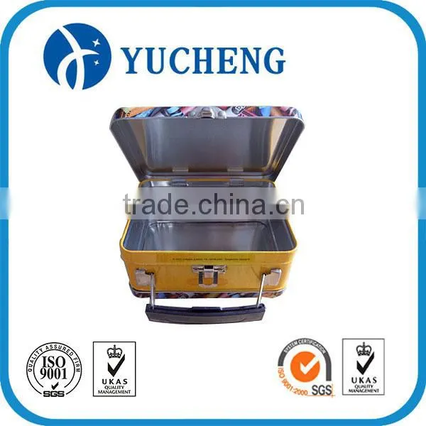Wholesales Custom Carton Metal Handle Tin Box With Lock for Promotion photo-4