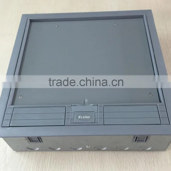 Electrical Floor Box/Floor Outlet Box/under Floor Service Box With 13A SWITCHED SOCKET PLATES photo-2