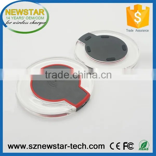 1YR Quality Waranty With High Quality OEM Mobile Phone qi Wireless Charger