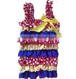 Baby Petti Ruffler Romper Multicolor Romper Cheap Lace Romper