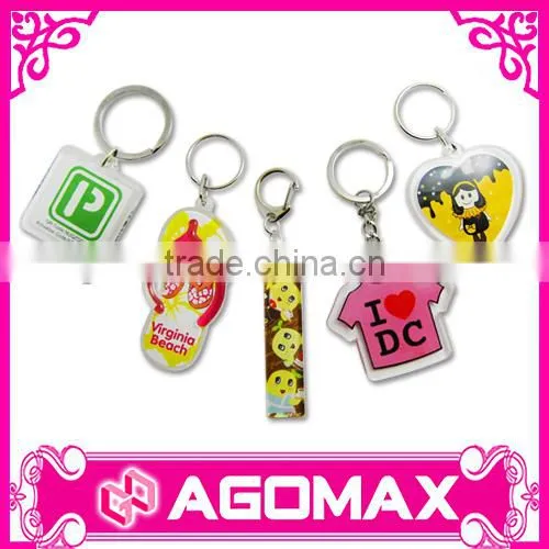 High Quality Multi-purpose Clear Plastic Acrylic Keychains photo-5