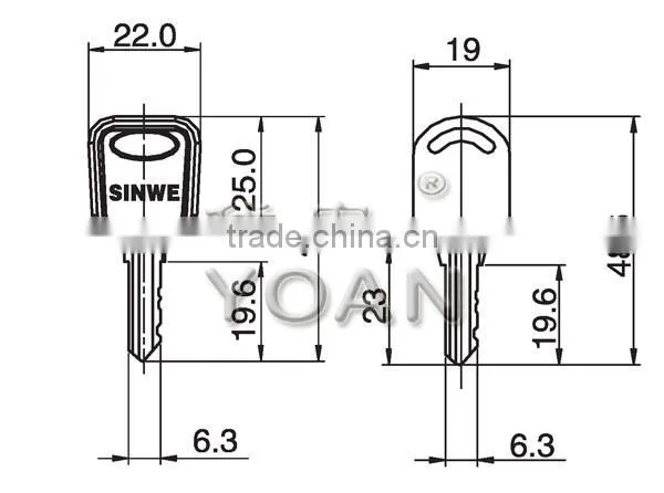 Door Magnetic Lock of Rod Control Lock photo-2