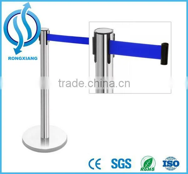 Black Double Line Retractable Belt Barrier photo-4