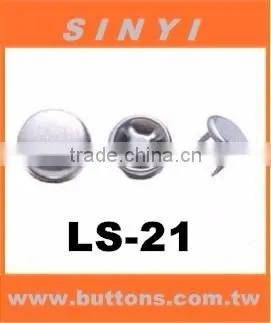 Aluminum Self Covered Button