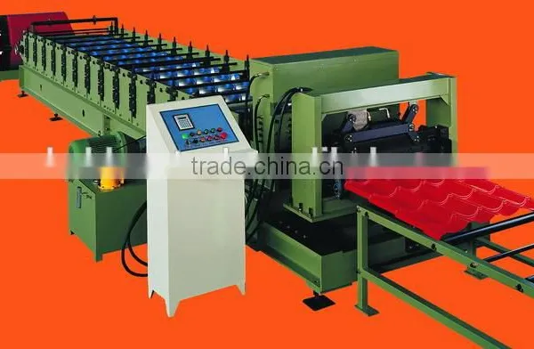 Steel Structural Step Tile Roof Roll Forming Machine Tile Making Machine photo-2