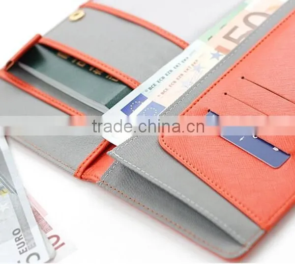 Delicate Passport Holder With Multi-function Pocket,leather Passport Cover With Button Closed,Beautifully Made Travel Wallet photo-6