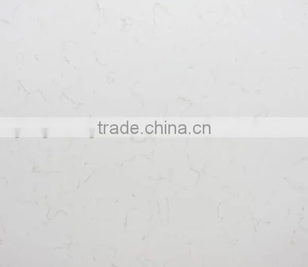 Caesar Stone Color Bianco Frosted Carrina Quartz Stone Slab photo-2
