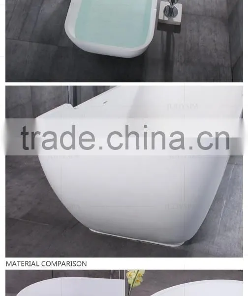 High-quality Artificial Stone Freestanding Bathtub-cast Stone Resin Bathtub YG9996 photo-6