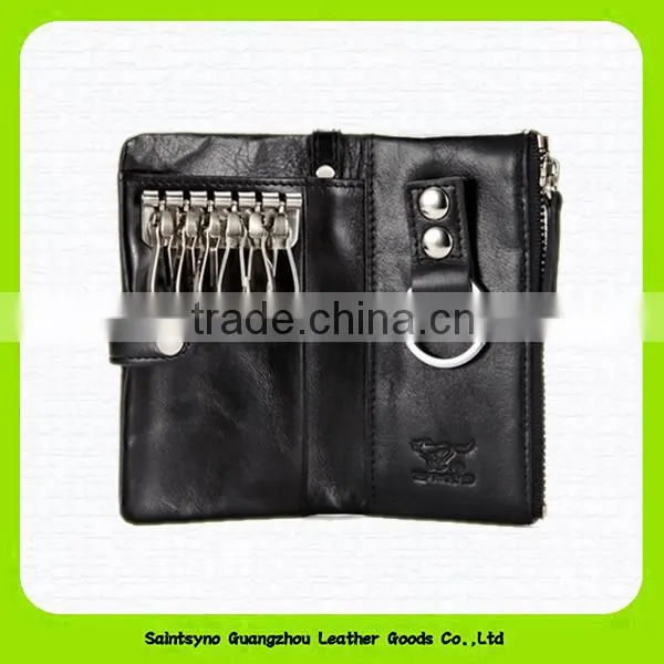 14037 New Arrival Daily Use Portable Leather Car Key Holder photo-2