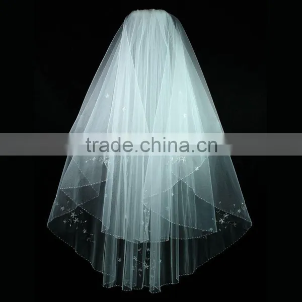 High Quality Cheap Wedding Veil Online Bridal Veils photo-4