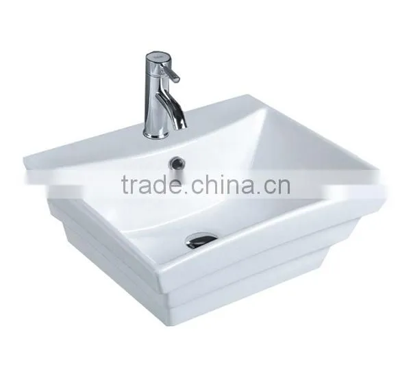 Ceramic Square Sanitary Ware Art Bathroom Sink