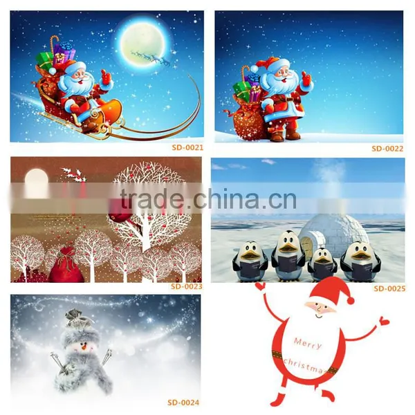 Home Decoral Cartoon Christmas Paintings for Kids photo-4