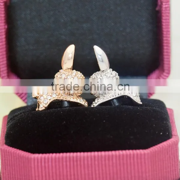 Rhinestone Dust Plug Luxurious Rabbit Earphone Dust,promotion Gift A48 photo-2