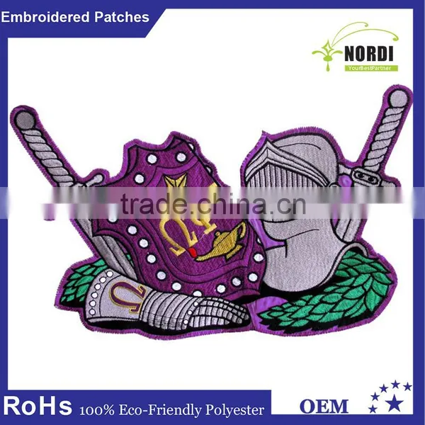 Hot Sale Backing Wholesale Embroidered Patches for Garment no Minimum photo-2