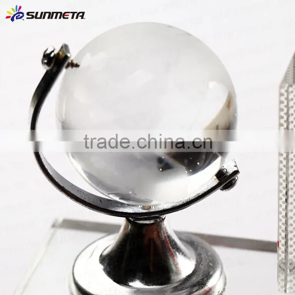 Fancy Novelty Business Gift Sets Globe&Pen Holder Set Crystal Office Table Decoration photo-4