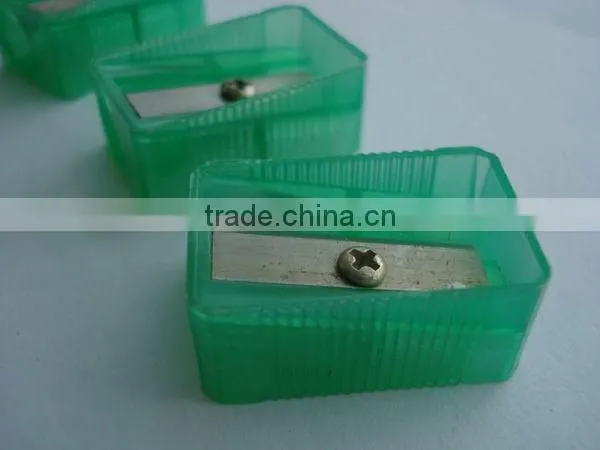Best Sale Promotional Cheap Transparent Color Plastic Pencil Sharpeners photo-3