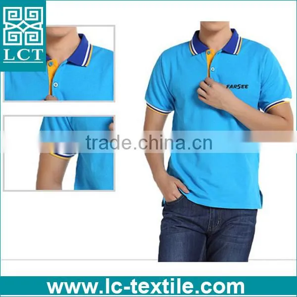 Fashion Slim Fit Navy Blue Custom Cute Couple Polo Shirt photo-3