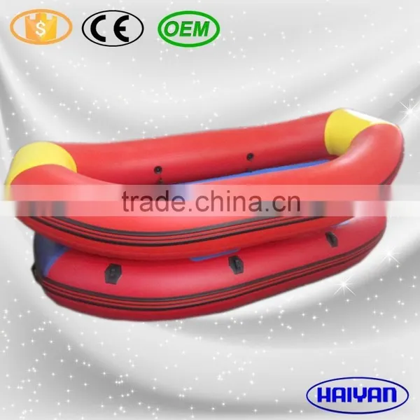 430cm Inflatable Boat With Air Mat Floor for Fishing, Sports, Rescue Use photo-3