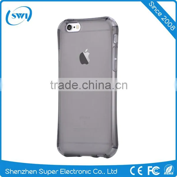 High Quality Cell Phone Soft Prevent Yellowing Transparent TPU Back Cases Cover For Iphone 6 6S 6 Plus photo-3