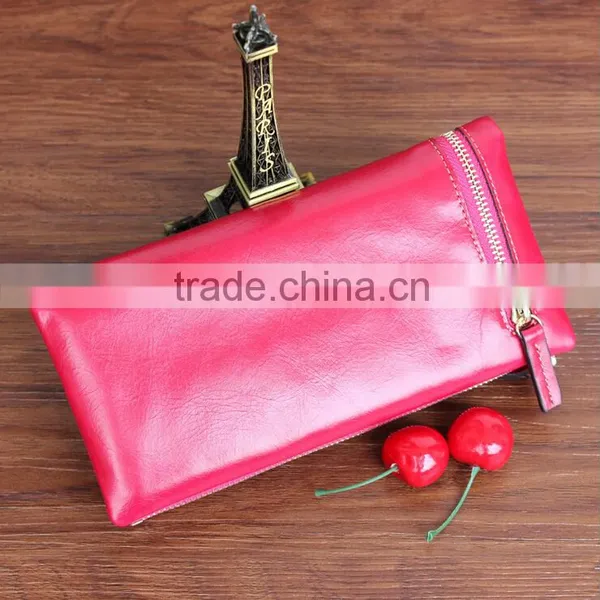 Real Leather Wallet Genuine Cowhide Leather Wallet Wholesale Bulk Lady Leather Purse photo-4