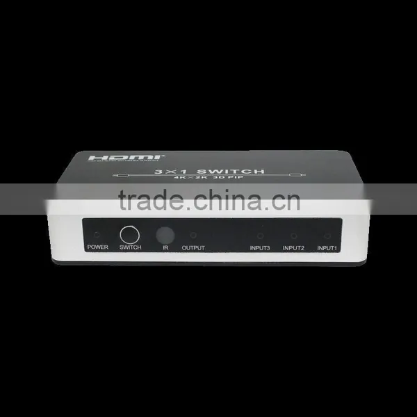 High quality HDMI Switch 3 x 1 support PIP, HDMI 1.4