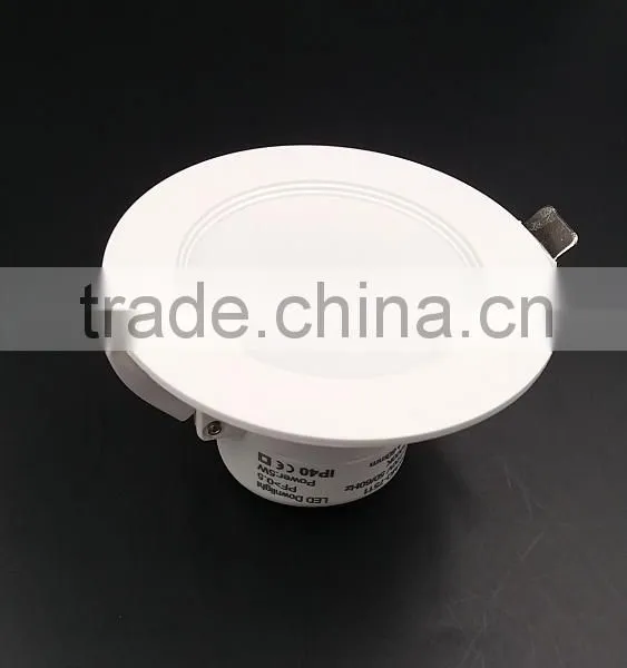 2016 Hot Sell Smd2835 Plastic 5W Led Light Wholesale Warm White 3000K Led Downlight photo-3