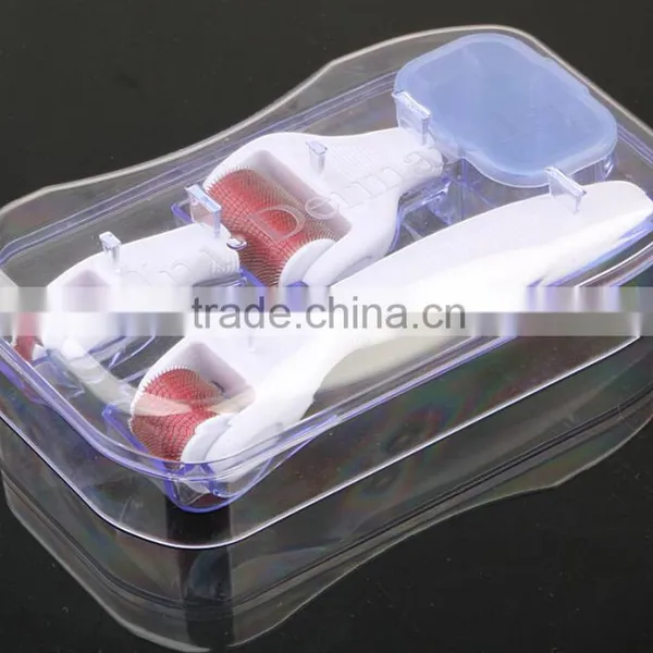 Titanium Alloy Needles Derma Roller 4 In1 Skin Roller With 3 Seperated Roller 300/720/1200pins photo-6