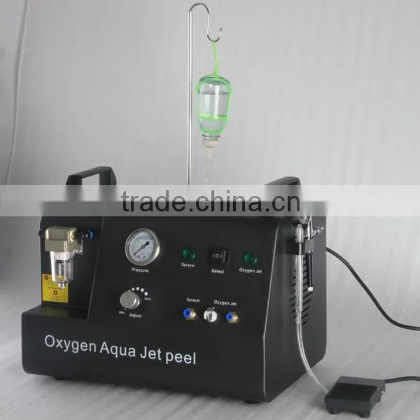 Portable Oxygen Jet Peel Machine Oxygen Jetpeel & Oxygen Acne Removal Spray 2-in-1 Foot Switch Applied For Much More Easier Operation Improve Oily Skin photo-2
