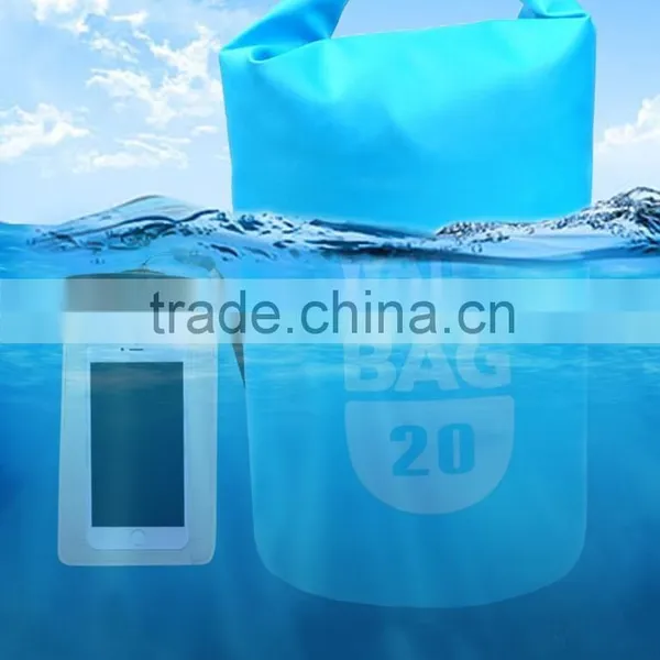 Foldable Outdoor Waterproof Plastic Dry Bag With Shoulder Strap Dry Sack for Kayaking photo-3