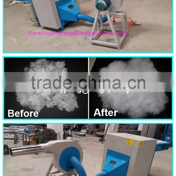 Air Compressor Polyester Cotton Fiber Carding Machine Opening Machine Pillow Filling Machine photo-6