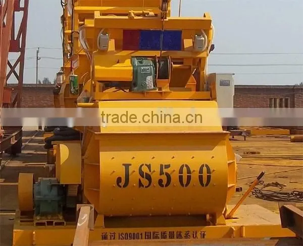 JS500 ISO Approved Mini Concrete Mixer With Good Performance photo-2