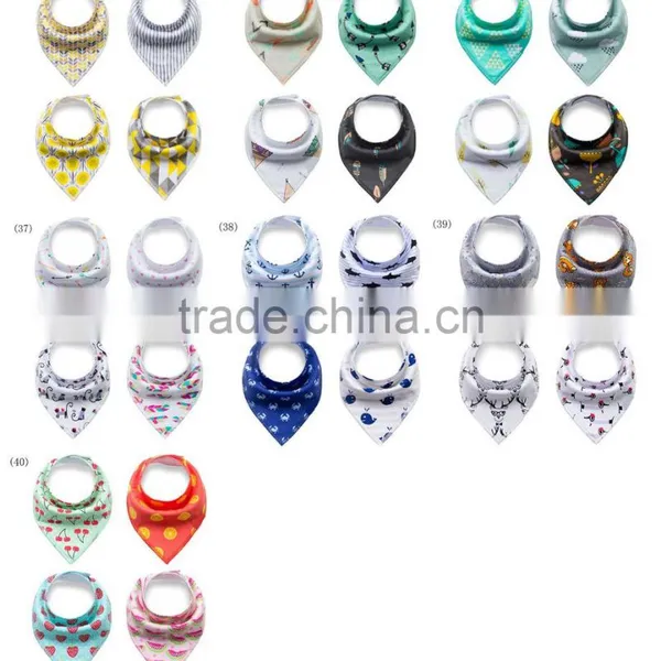 China Baby Bib Manufacturer 2016 New Arrival Cotton Bandana Baby Bib Waterproof Silicone Baby Bib photo-4