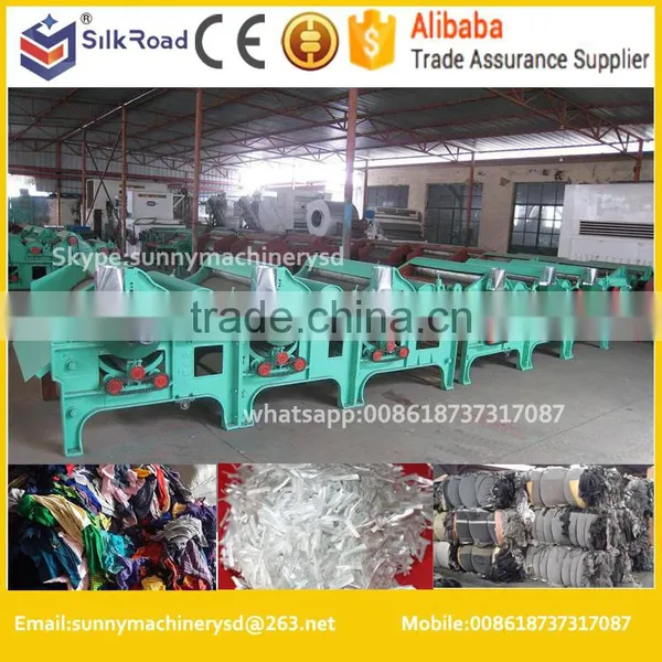 Four Rollers Waste Textile Recycling/Tearing Machine photo-3